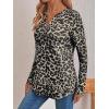 imageAUTOMET Womens Long Sleeve Shirts 2025 Fall Fashion Dressy Casual Tops Trendy Henley Blouses Cute Work Outfits ClothesGray Leopard