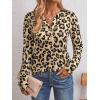 imageAUTOMET Womens Long Sleeve Shirts 2025 Fall Fashion Dressy Casual Tops Trendy Henley Blouses Cute Work Outfits ClothesLeopard