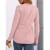imageAUTOMET Womens Long Sleeve Shirts 2025 Fall Fashion Dressy Casual Tops Trendy Henley Blouses Cute Work Outfits ClothesPink