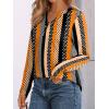 imageAUTOMET Womens Long Sleeve Shirts 2025 Fall Fashion Dressy Casual Tops Trendy Henley Blouses Cute Work Outfits ClothesStriped Dots