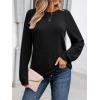 imageAUTOMET Womens Long Sleeve Shirts Casual Basic Fall Tops Cozy Lightweight Pullover Sweaters Outfits 2025 Winter ClothingBlack