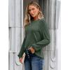 imageAUTOMET Womens Long Sleeve Shirts Casual Basic Fall Tops Cozy Lightweight Pullover Sweaters Outfits 2025 Winter ClothingGreen