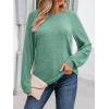 imageAUTOMET Womens Long Sleeve Shirts Casual Basic Fall Tops Cozy Lightweight Pullover Sweaters Outfits 2025 Winter ClothingLightgreen
