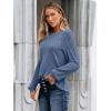 imageAUTOMET Womens Long Sleeve Shirts Casual Basic Fall Tops Cozy Lightweight Pullover Sweaters Outfits 2025 Winter ClothingNavy
