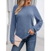 imageAUTOMET Womens Long Sleeve Shirts Casual Basic Fall Tops Cozy Lightweight Pullover Sweaters Outfits 2025 Winter ClothingNavy