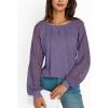 imageAUTOMET Womens Long Sleeve Shirts Casual Tops Dressy Outfits Fall Fashion Blouses Lace Clothes Y2kPurple