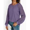 imageAUTOMET Womens Long Sleeve Shirts Casual Tops Dressy Outfits Fall Fashion Blouses Lace Clothes Y2kPurple