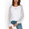 imageAUTOMET Womens Long Sleeve Shirts Casual Tops Dressy Outfits Fall Fashion Blouses Lace Clothes Y2kWhite