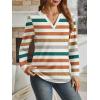 imageAUTOMET Womens Long Sleeve Shirts Fall Tops 2025 Henley Blouses Dressy Casual Business Basic Tees Trendy Cute TShirtsStriped