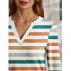 imageAUTOMET Womens Long Sleeve Shirts Fall Tops 2025 Henley Blouses Dressy Casual Business Basic Tees Trendy Cute TShirtsStriped