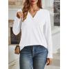 imageAUTOMET Womens Long Sleeve Shirts Fall Tops 2025 Henley Blouses Dressy Casual Business Basic Tees Trendy Cute TShirtsWhite