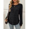 imageAUTOMET Womens Long Sleeve Shirts Fall Tops Tunic Fashion Outfits 2025 Dressy Casual Loose Fit Sweater Clothes Curved HemBlack