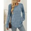 imageAUTOMET Womens Long Sleeve Shirts Fall Tops Tunic Fashion Outfits 2025 Dressy Casual Loose Fit Sweater Clothes Curved HemBlue