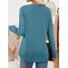 imageAUTOMET Womens Long Sleeve Tops Fall Fashion Dressy Casual Shirts V Neck TShirts Tunic Lightweight Outfits Clothes 2025Teal