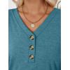 imageAUTOMET Womens Long Sleeve Tops Fall Fashion Dressy Casual Shirts V Neck TShirts Tunic Lightweight Outfits Clothes 2025Teal