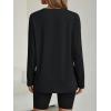imageAUTOMET Womens Oversized Long Sleeve Shirts Fall Trendy Tops Fashion Gym Baggy Basic Casual Loose Fit Workout Y2k ClothesBlack