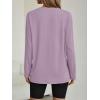 imageAUTOMET Womens Oversized Long Sleeve Shirts Fall Trendy Tops Fashion Gym Baggy Basic Casual Loose Fit Workout Y2k ClothesPinkpurple