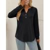 imageAUTOMET Womens Tops Long Sleeve Shirts Fall Fashion Clothes Henley Dressy Casual Blouses Trendy 2025Black