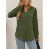 imageAUTOMET Womens Tops Long Sleeve Shirts Fall Fashion Clothes Henley Dressy Casual Blouses Trendy 2025Green