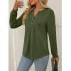 imageAUTOMET Womens Tops Long Sleeve Shirts Fall Fashion Clothes Henley Dressy Casual Blouses Trendy 2025Green