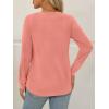 imageAUTOMET Womens Tops Long Sleeve Shirts Fall Fashion Clothes Henley Dressy Casual Blouses Trendy 2025Pink