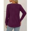 imageAUTOMET Womens Tops Long Sleeve Shirts Fall Fashion Clothes Henley Dressy Casual Blouses Trendy 2025Purple