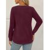 imageAUTOMET Womens Tops Long Sleeve Shirts Fall Fashion Clothes Henley Dressy Casual Blouses Trendy 2025Winered