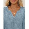 imageAUTOMET Womens V Neck Long Sleeve Shirts Casual Lightweight Tunic Sweaters Fall Fashion Tops Trendy Dressy Clothes 2025Blue