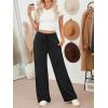 imageAUTOMET Womes Pajama Pants Wide Leg Comfy Casual Lounge Yoga Pants High Waisted Drawstring Bottoms Fall Trendy 2025Black