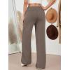 imageAUTOMET Womes Pajama Pants Wide Leg Comfy Casual Lounge Yoga Pants High Waisted Drawstring Bottoms Fall Trendy 2025Coffeegrey