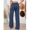 imageAUTOMET Womes Pajama Pants Wide Leg Comfy Casual Lounge Yoga Pants High Waisted Drawstring Bottoms Fall Trendy 2025Navy