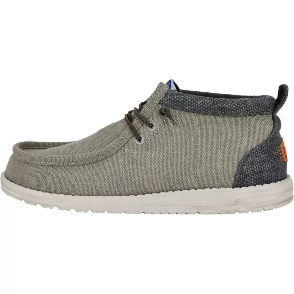 Hey Dude Men's Wally Mid | Men's Shoes | Men Slip-on Loafers | Comfortable &amp; Light-Weight