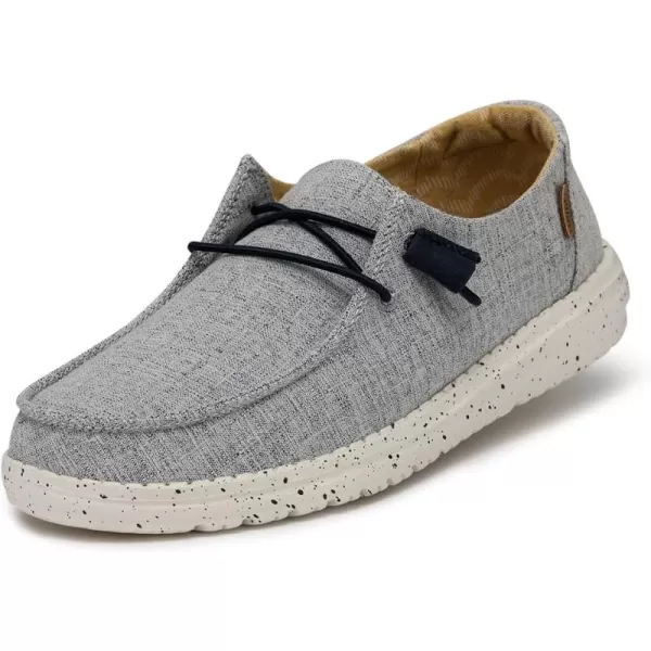 Hey Dude Women's Wendy Chambray | Women's Shoes | Women's Lace Up Loafers | Comfortable &amp; Light-Weight