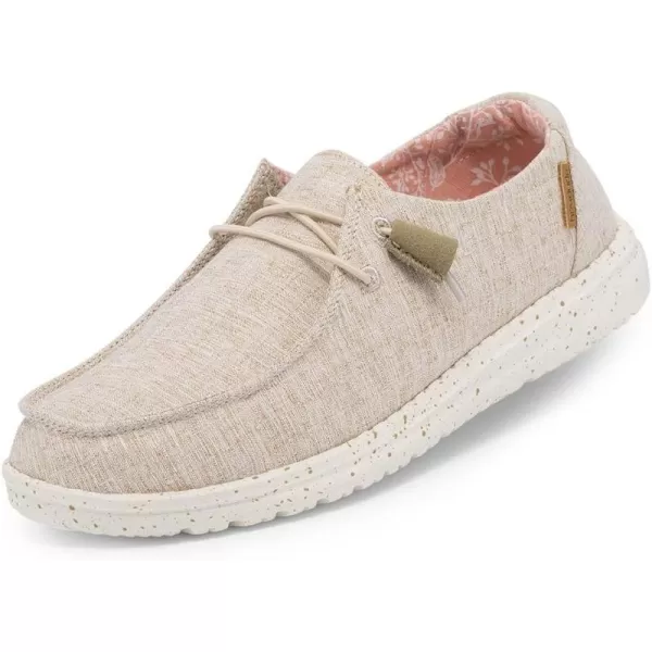 Hey Dude Women's Wendy Chambray | Women's Shoes | Women's Lace Up Loafers | Comfortable &amp; Light-Weight