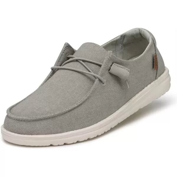 Hey Dude Women's Wendy Chambray | Women's Shoes | Women's Lace Up Loafers | Comfortable &amp; Light-Weight