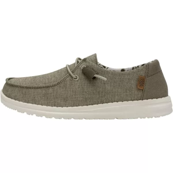 Hey Dude Women's Wendy Chambray | Women's Shoes | Women's Lace Up Loafers | Comfortable &amp; Light-Weight