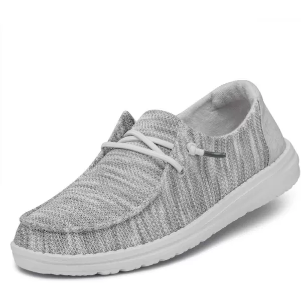 Hey Dude Women's Wendy Chambray | Women's Shoes | Women's Lace Up Loafers | Comfortable &amp; Light-Weight