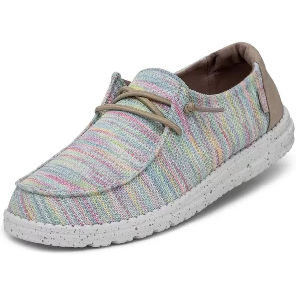 Hey Dude Women's Wendy Chambray | Women's Shoes | Women's Lace Up Loafers | Comfortable &amp; Light-Weight