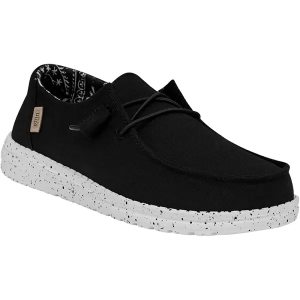 Hey Dude Women's Wendy Canvas | Women’s Shoes | Women’s Lace Up Loafers | Comfortable &amp; Light-Weight
