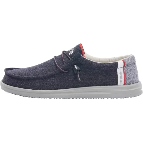 imageHey Dude Mens Wally Funk  Mens Shoes  Mens Lace Up Loafers  Comfortable ampamp LightWeightArctic Blue