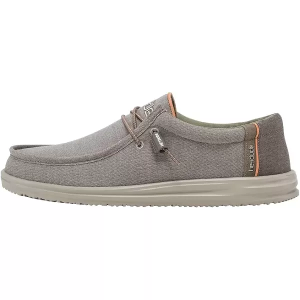 imageHey Dude Mens Wally Funk  Mens Shoes  Mens Lace Up Loafers  Comfortable ampamp LightWeightFree Sahara