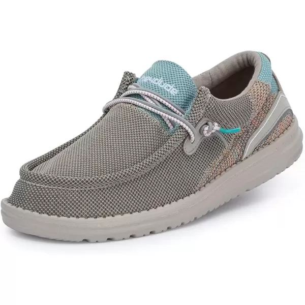 imageHey Dude Mens Wally Hawk Wool Dark Grey  Mens Shoes  Mens Lace Up Loafers  Comfortable and LightweightSahara