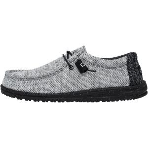 imageHey Dude Mens Wally Stretch  Mens Loafers  Mens Slip On Shoes  Comfortable ampamp LightWeightDark Web