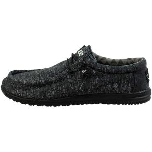 imageHey Dude Mens Wally Stretch  Mens Loafers  Mens Slip On Shoes  Comfortable ampamp LightWeightLinen Iron