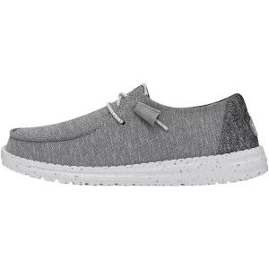 imageHey Dude Wendy Sport Knit  Womens Loafers  Womens Slip On Shoes  Comfortable ampamp Light WeightGrey