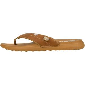 imageHey Dude Womens Christi Flip Classic  Womens Shoes  Women Slipon Sandals  Comfortable ampamp LightWeightCognac