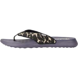 imageHey Dude Womens Christi Flip Classic  Womens Shoes  Women Slipon Sandals  Comfortable ampamp LightWeightLeopard