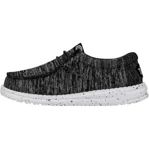 imageHey Dude Boys Wally Linen ShoesBlackWhite