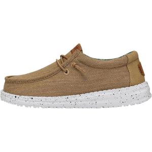 imageHey Dude Boys Wally Linen ShoesWalnut