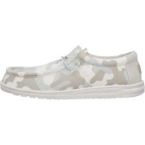 imageHey Dude Mens Wally Washed Camo  Mens Shoes  Men Slipon Loafers  Comfortable ampamp LightWeightGreyscale Desert Camo